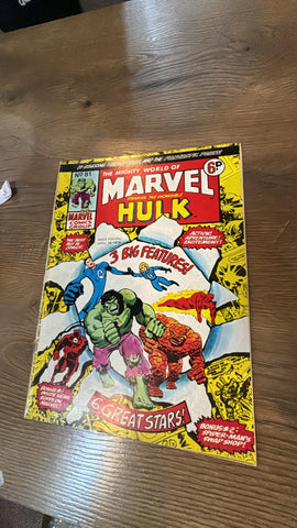 The Mighty World of Marvel #81 - Marvel/British - 1974