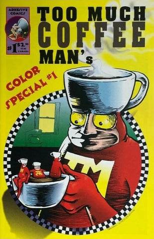 Too Much Coffee Man's Color Special #1 - Adhesive Comics - 1996
