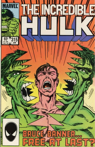 Incredible Hulk #315 - Marvel Comics - 1985