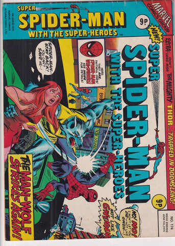 Super Spider-Man with the Super-Heroes #174 - Marvel/British - 1976