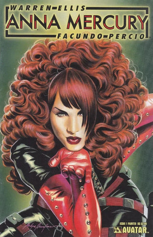 Anna Mercury #1 - Avatar - 2008 - Painted Cover