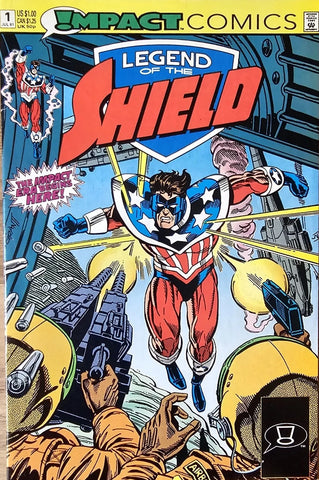 Legend Of The Shield #1 - Impact Comics - 1991