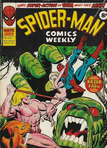 Spider-Man Weekly #144 - Marvel / British - 1975