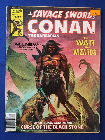Savage Sword of Conan #17 - Curtis Magazines - 1977