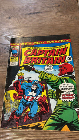 Captain Britain #25 - Marvel/British Comics - 1977