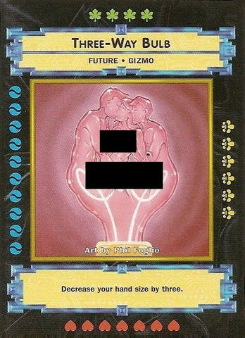 "Three Way Bulb" - Xxxenophile CCG Card