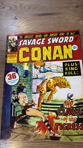 Savage Sword of Conan #5 - Marvel/British Comics - 1975