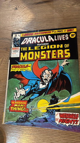 Dracula Lives #72 - Marvel Comics / British - 1976