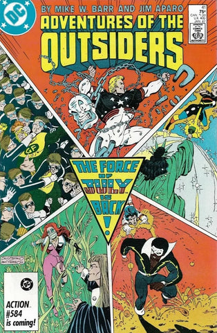 Adventures of the Outsiders #41 - DC Comics - 1987