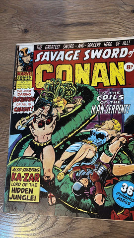 Savage Sword of Conan #7 - Marvel/British Comics - 1975