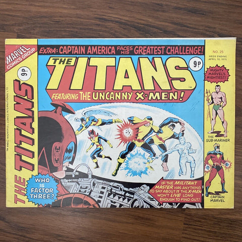 The Titans #25 - Marvel/British Comic - 1976