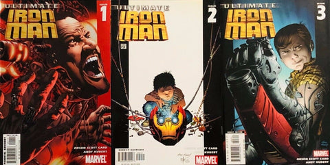 Ultimate Iron Man #1 - #3 (3x Comic Run) - Marvel Comics - 2005