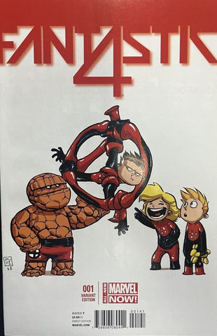 Fantastic Four #1 - Marvel Comics - 2014 - Skottie Young Baby Variant