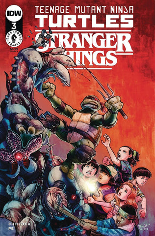 TMNT Stranger Things #3 - IDW Dark Horse - 2023