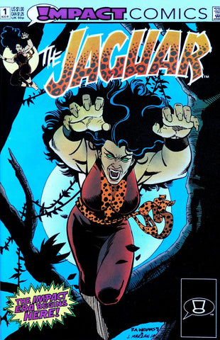 The Jaguar #1 and #2 - Impact Comics - 1991