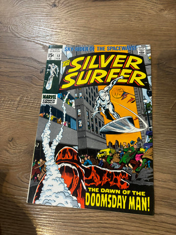 Silver Surfer #13 - Marvel Comics - 1970 - 1st app Doomsday
