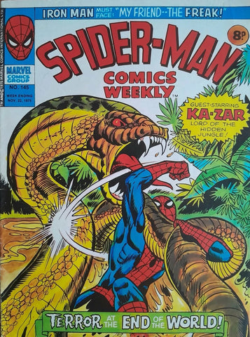 Spider-Man Weekly #145- Marvel / British - 1975