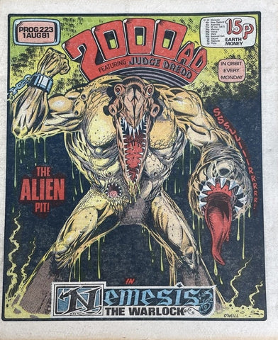 2000AD Comic Prog #223 - #244 (22x Comics RUN) - 1981