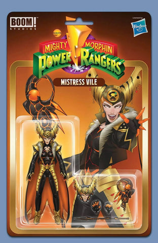 Mighty Morphin Power Ranger #106 - Boom! Studios - 2022 - Bernado 1:10 Action Figure Ratio Variant