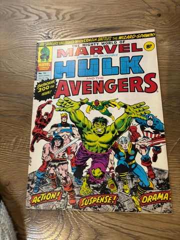 Mighty World of Marvel #200 - Marvel/British - 1976