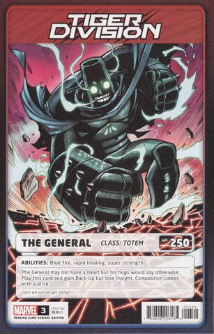 Tiger Division #3 -  Marvel Comics - 2023 - Lim Trading Card Variant