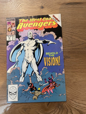 West Coast Avengers #45 - Marvel Comics - 1989 - 1st White Vision