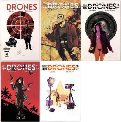 Drones #1 - #5 (5x Comics Set) - IDW Publishing - 2015