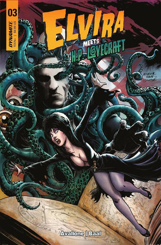 Elvira Meets HP Lovecraft #3 - Dynamite Comics - 2024 - Cover B