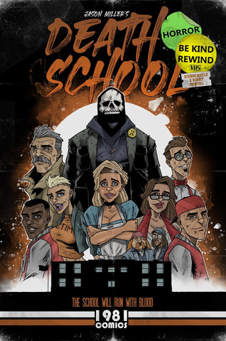 Jason Miller's Death School TPB - 1981 Comics - 2023 - VHS Cover