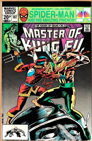 Master of Kung Fu #107 - Marvel Comics - 1982