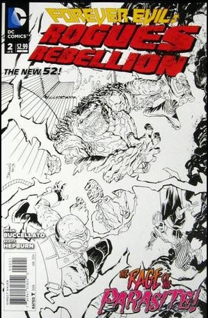 Forever Evil: Rogues Rebellion #2 - DC Comics - 2014 - Sketch Variant 1:25
