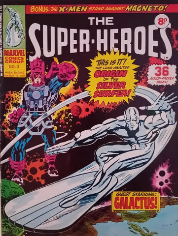The Super-Heroes #2 - Marvel/British Comics - 1975