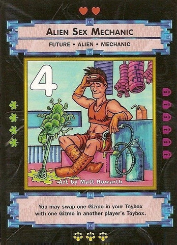 "Alien Sex Mechanic" - Xxxenophile CCG Card