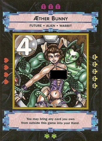 "Aether Bunny" - Xxxenophile CCG Card
