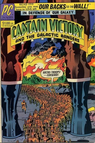Captain Victory And The Galactic Rangers #5 - Pacific Comics - 1981