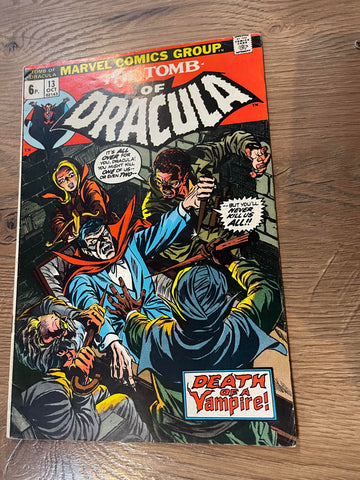Tomb of Dracula #13 - Marvel Comics - 1973 - Back Issue