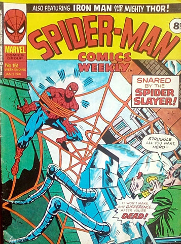 Spider-Man Comics Weekly #151 - Marvel / British - 1975