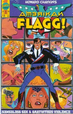 American Flagg! #9 - First Comics - 1989