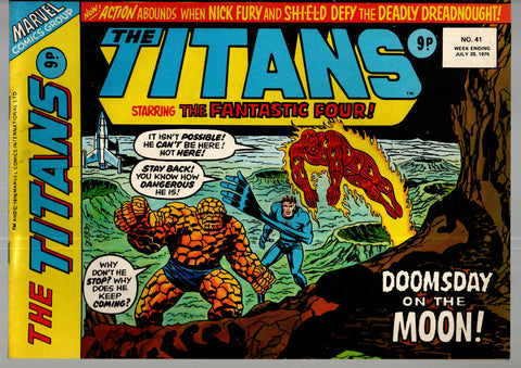 The Titans #41 - Marvel/British Comic - 1976
