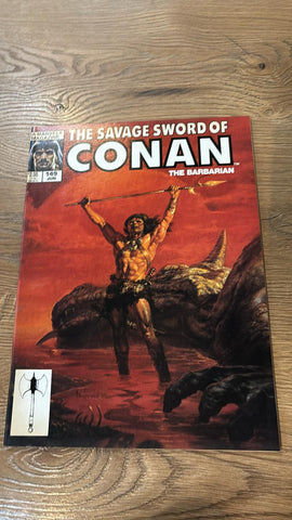 Savage Sword of Conan #149 - Marvel Magazines - 1988
