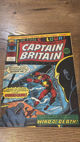 Captain Britain #7 - Marvel/British Comic - 1976