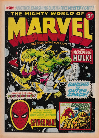 Mighty World of Marvel #5 - Marvel Comics - 1972
