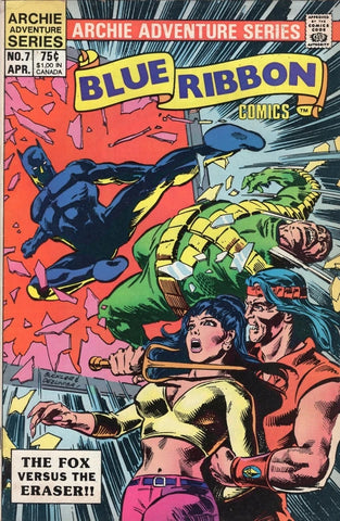 Blue Ribbon Comics #7 - Archie Adventure Series - 1984
