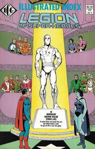 Legion of Super-Heroes Illustrated Index #4 - DC Comics - 1987