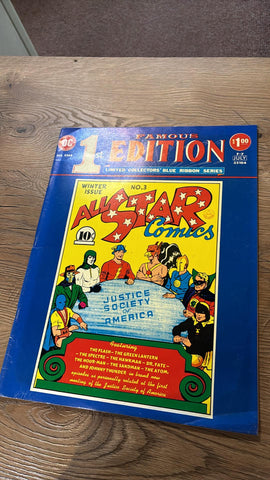 Famous 1st Edition Blue Ribbon Series All-Star Comics #3 Treasury Reprint 1975 F7