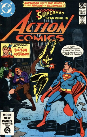 Action Comics #521 - DC Comics - 1981 - 1st App. of Vixen