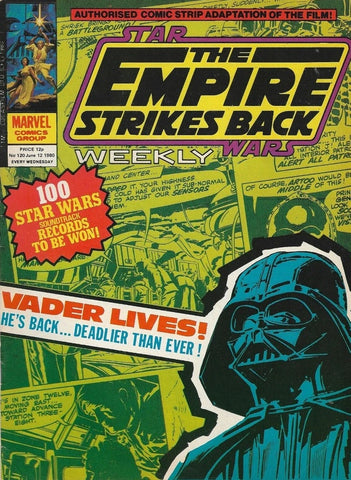 Star Wars Weekly #120 - #124 (5x Comics) - Marvel/British - 1980
