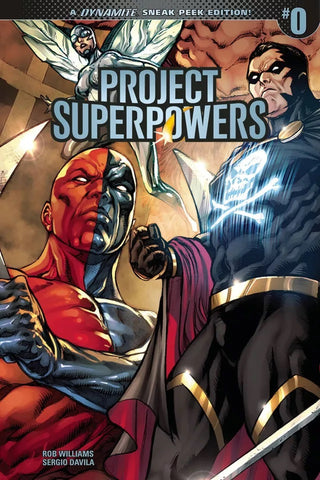 Project Superpowers #0 Sneak Peak - Dynamite - 2008 - Davila 1:30 Variant