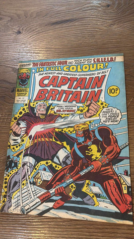 Captain Britain #12 - Marvel/British Comics - 1976