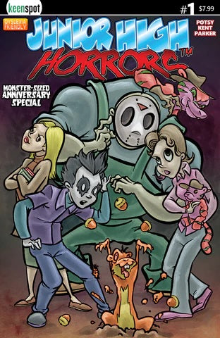 Junior High Horrors: Monster-Sized Anniversary Special #1 - Keenspot - 2022